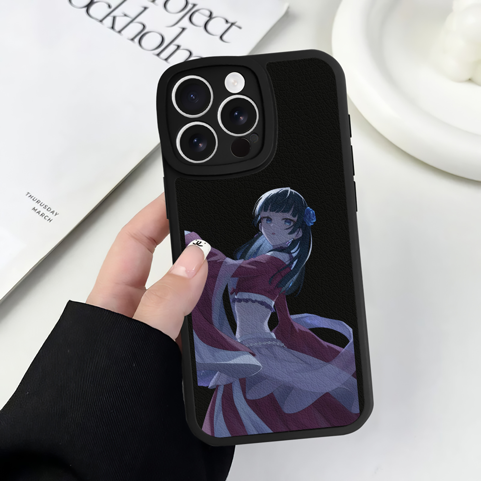 薬屋のひとりごと The Apothecary Diaries 【iPhone 16シリーズ対応】シリコンスマホケース（レザー調） 材質：シリコン